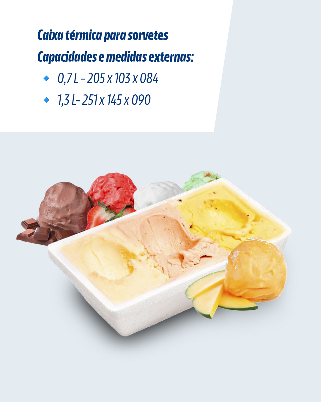 Caixas térmicas para sorvetes
